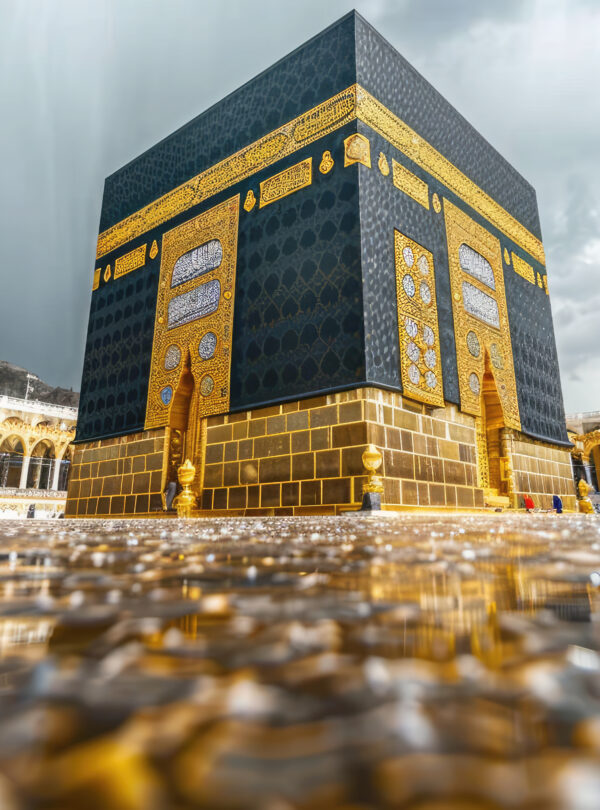 building-with-gold-door-gold-coins-top-it