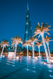 Burj Khalifa by night